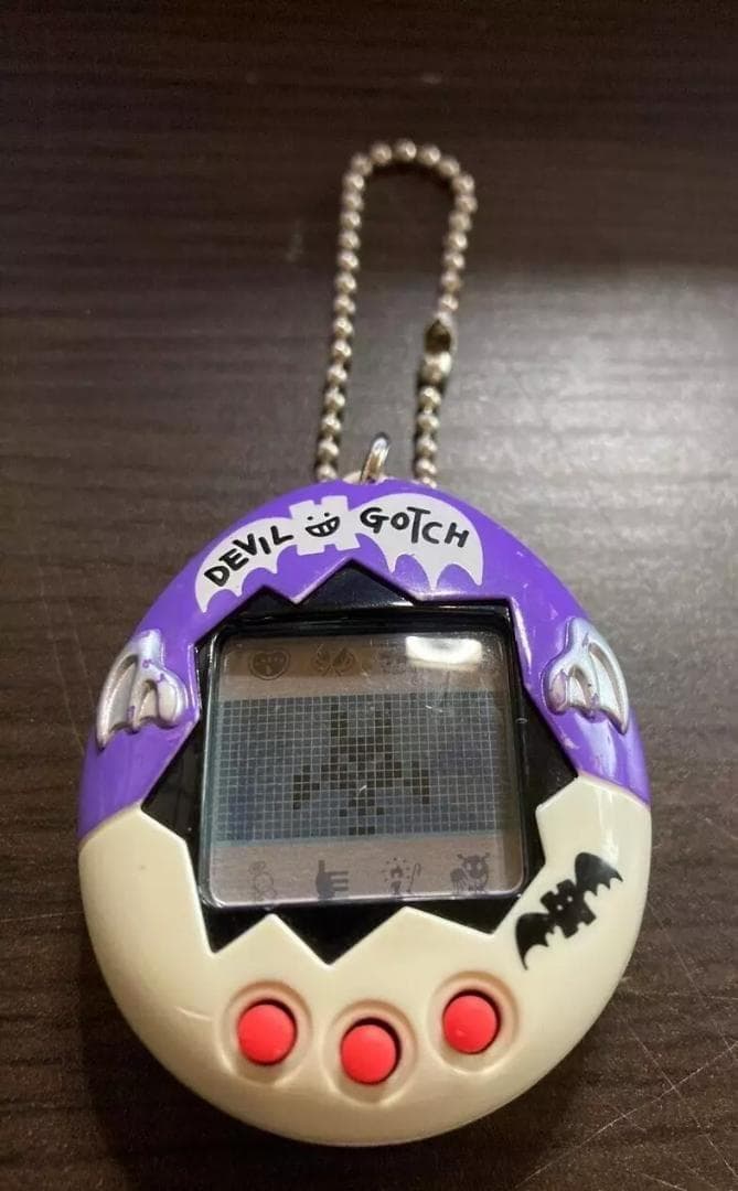 【動作確認済】バンダイ　デビルっちのたまごっち　パープル　ホワイト　SH8