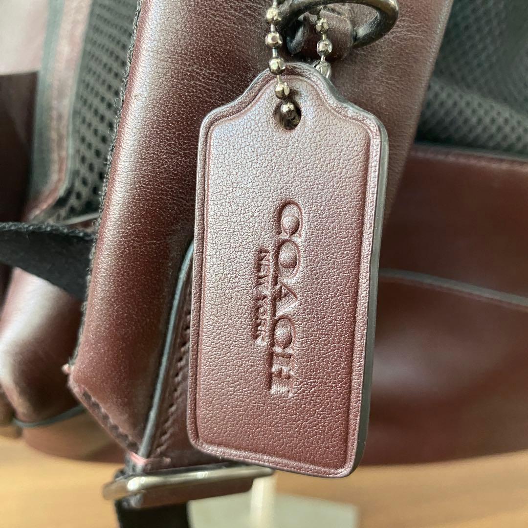 【COACH】コーチバックパック メンズ 本革 レザー リュックサックデイパック