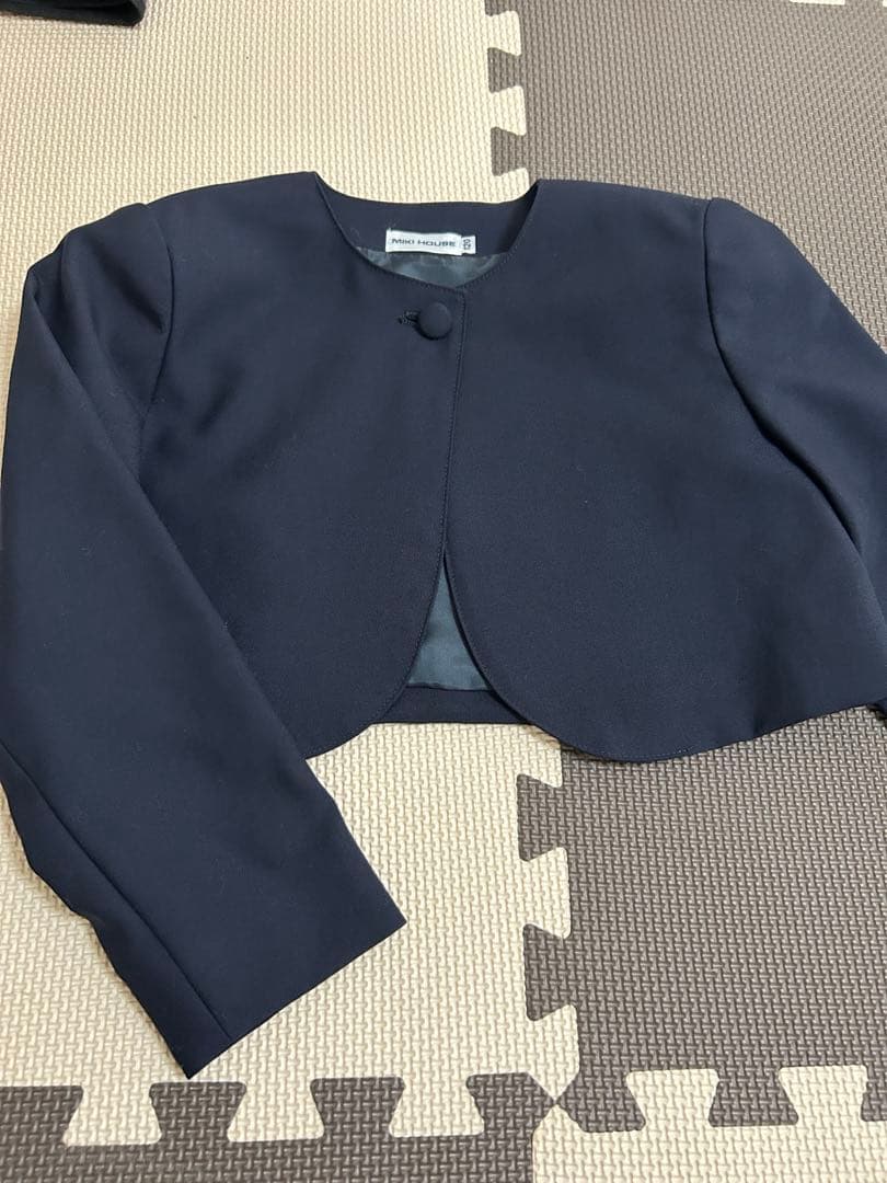 MIKI HOUSE ミキハウス 子供スーツ 女の子 ジャケット ワンピース