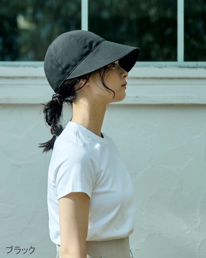 ブラック アウトドアハット