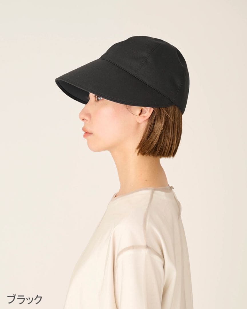 ブラック アウトドアハット