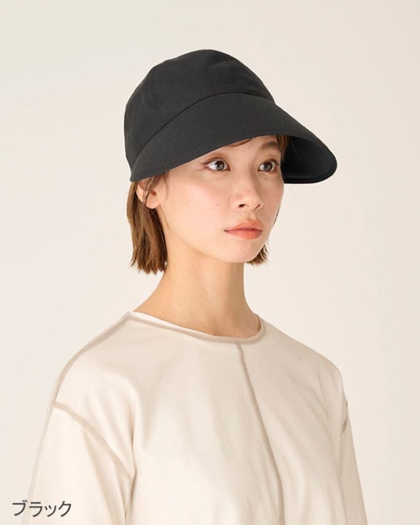 ブラック アウトドアハット