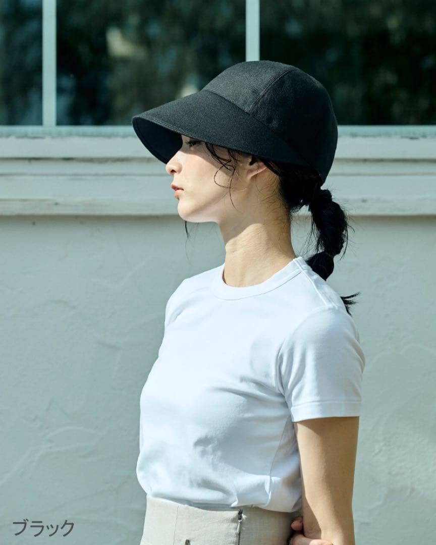 ブラック アウトドアハット