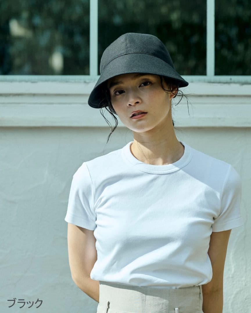 ブラック アウトドアハット