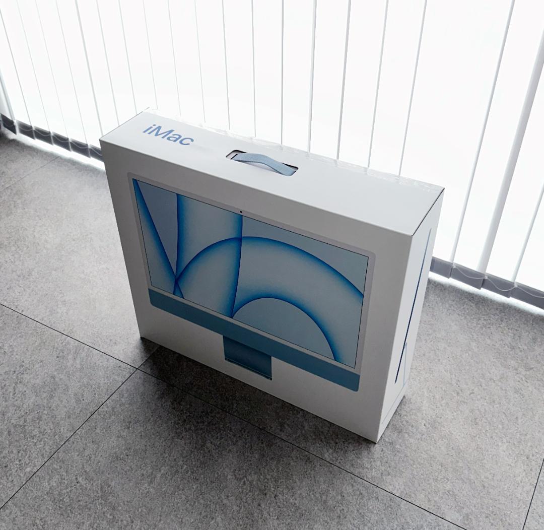 中古品 M1 iMac 24インチ Retina 4.5Kディスプレイ ブルー