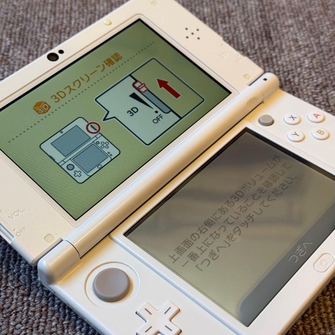 Newニンテンドー3DS LL ホワイト 上IPS搭載 3-024