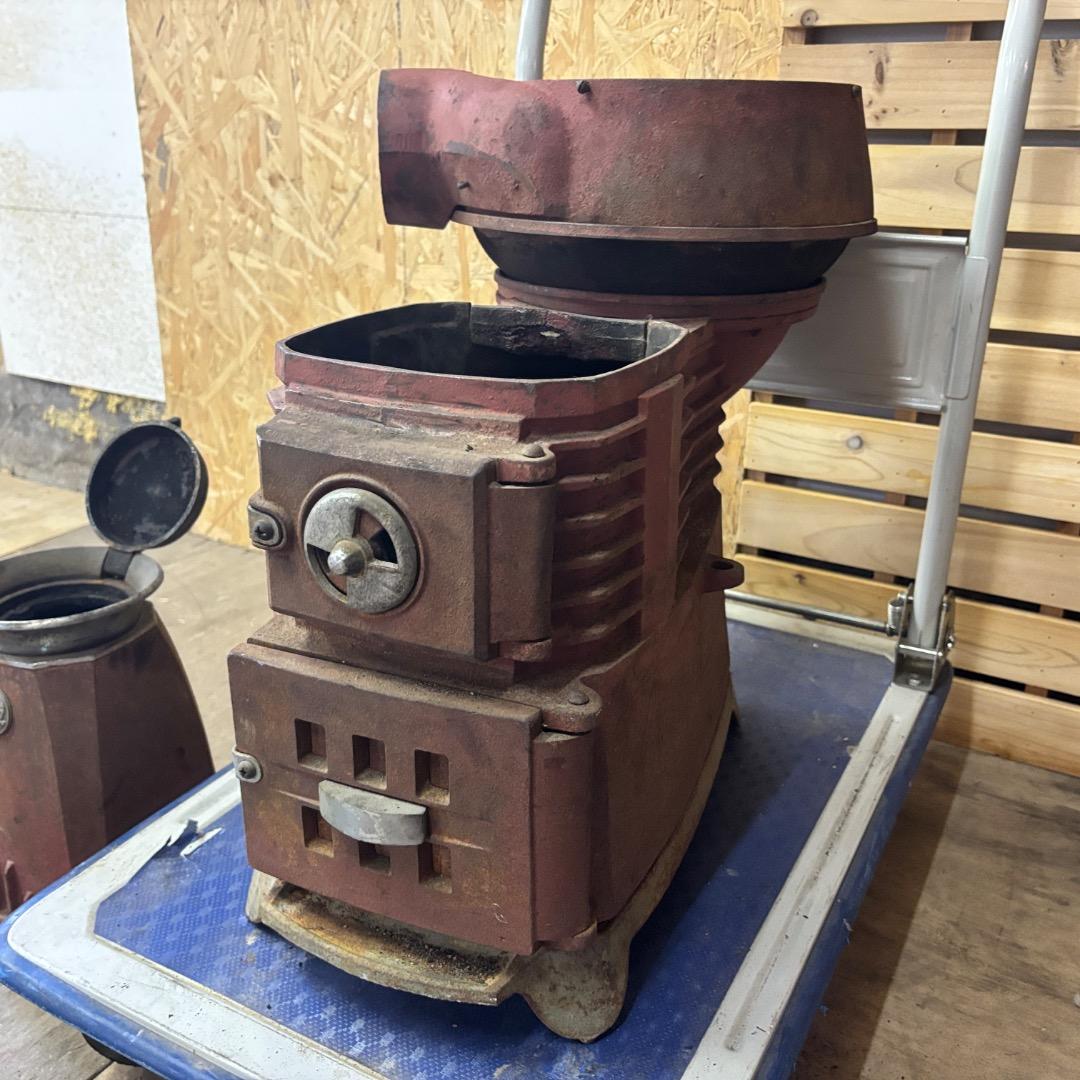 最終値下げ❗️福禄ストーブ 石炭・薪ストーブ 暖房 レトロ 当時物 鋳物