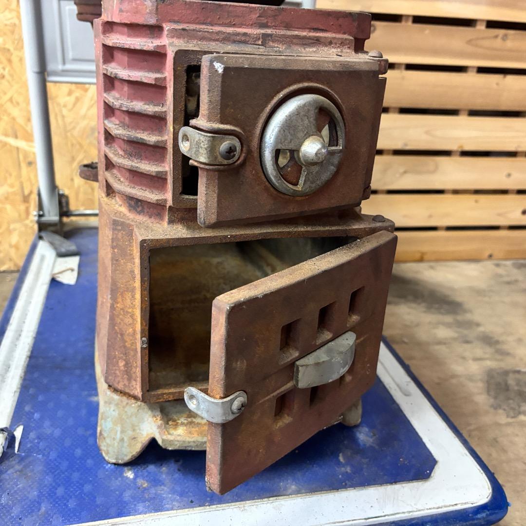 最終値下げ❗️福禄ストーブ 石炭・薪ストーブ 暖房 レトロ 当時物 鋳物