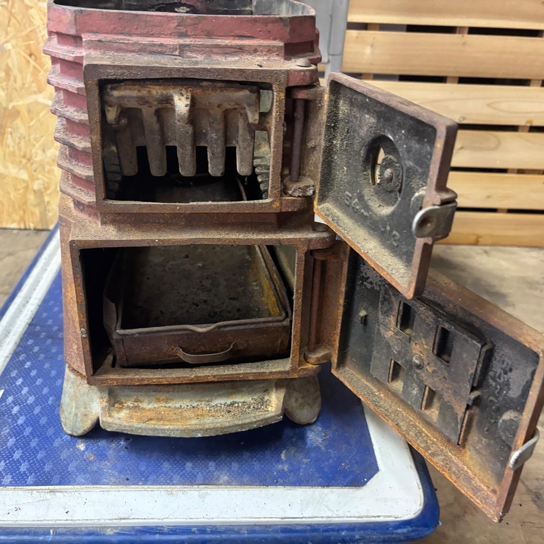 最終値下げ❗️福禄ストーブ 石炭・薪ストーブ 暖房 レトロ 当時物 鋳物