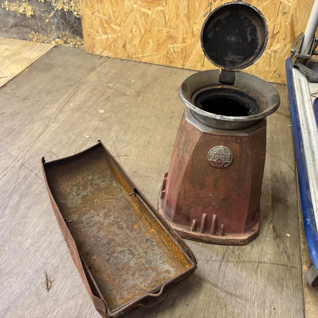 最終値下げ❗️福禄ストーブ 石炭・薪ストーブ 暖房 レトロ 当時物 鋳物
