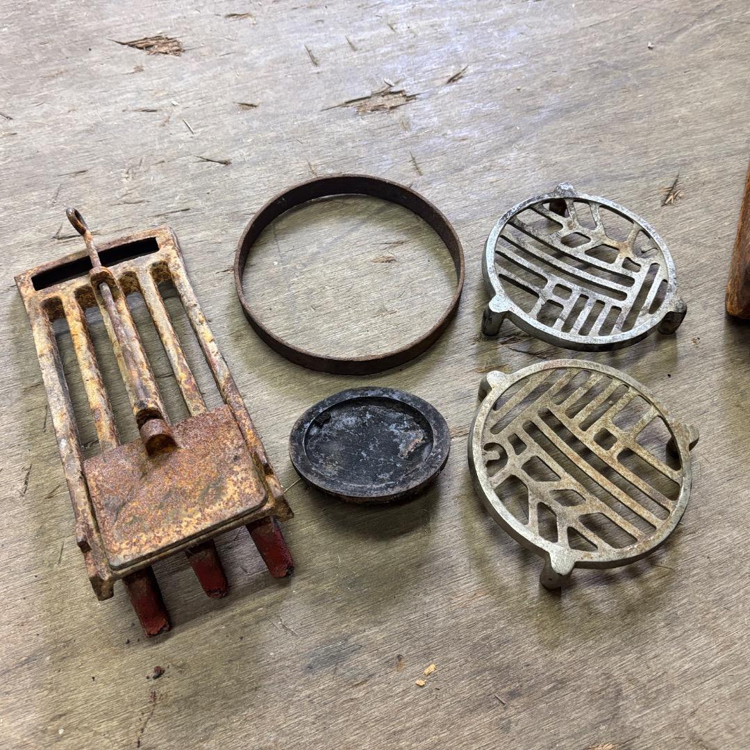 最終値下げ❗️福禄ストーブ 石炭・薪ストーブ 暖房 レトロ 当時物 鋳物