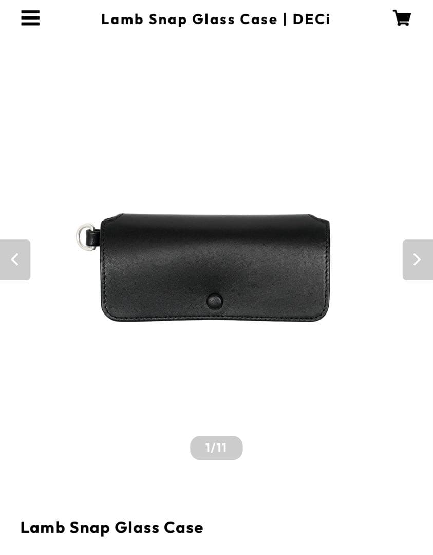 財布・ケース・小物入れ Lamb Snap Glass Case DECi OVY by yuya