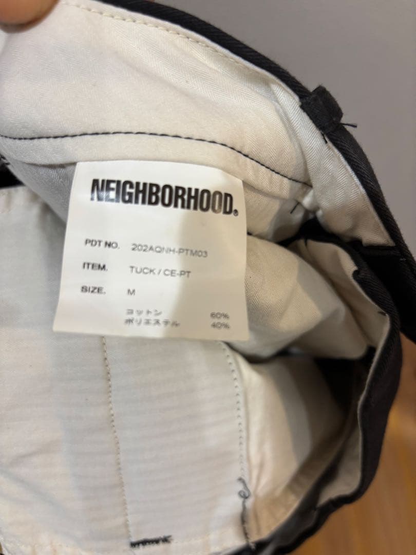 NEIGHBORHOOD ブラック チノパン