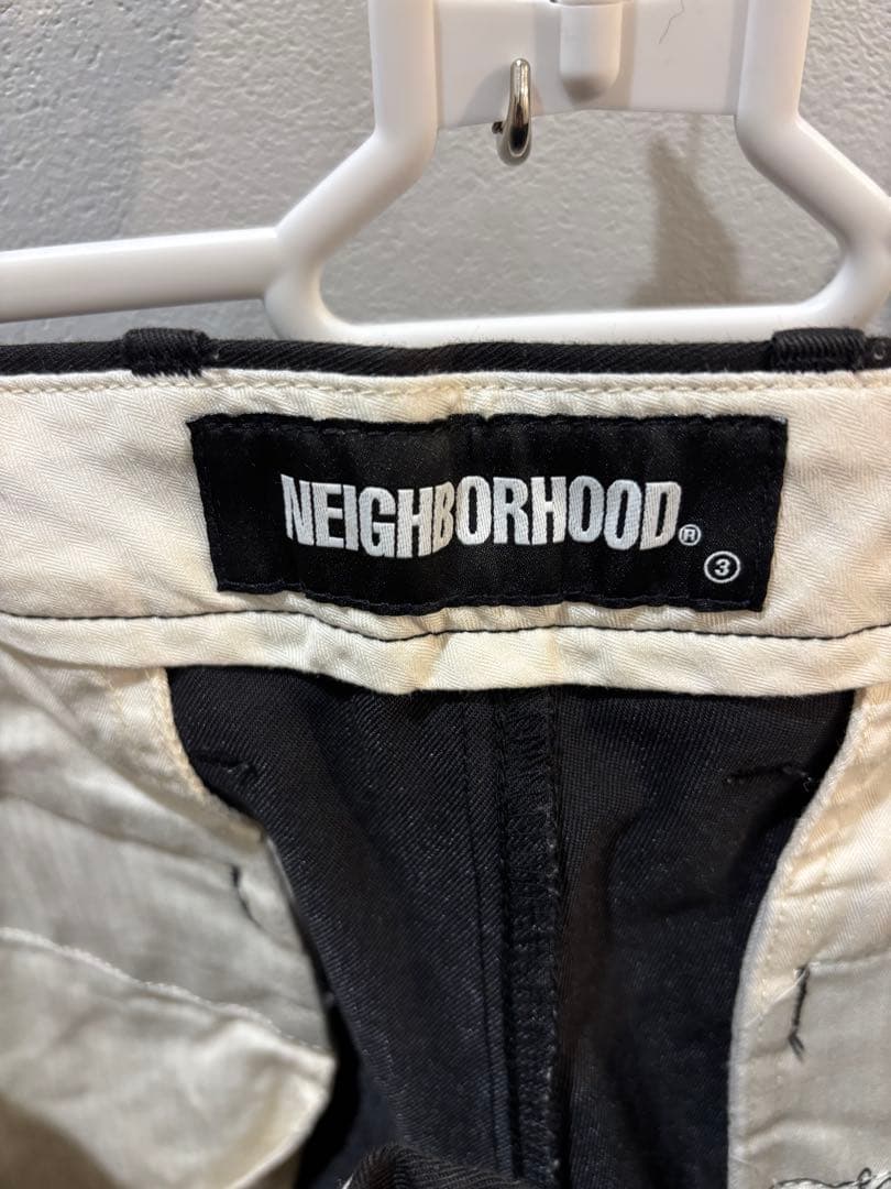 NEIGHBORHOOD ブラック チノパン