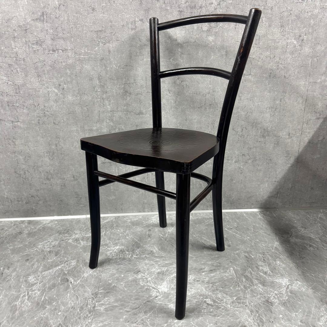 英国イギリスアンティーク ベントウッドチェア ムンダス社 曲木椅子　2脚