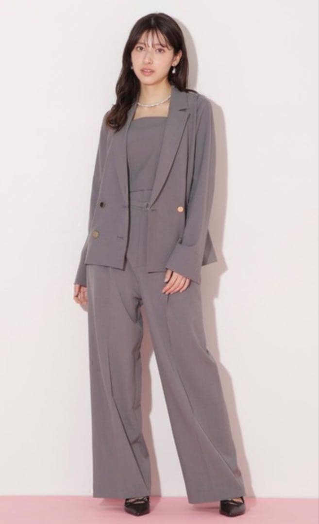 ダブルブレストテーラード　ジャケット