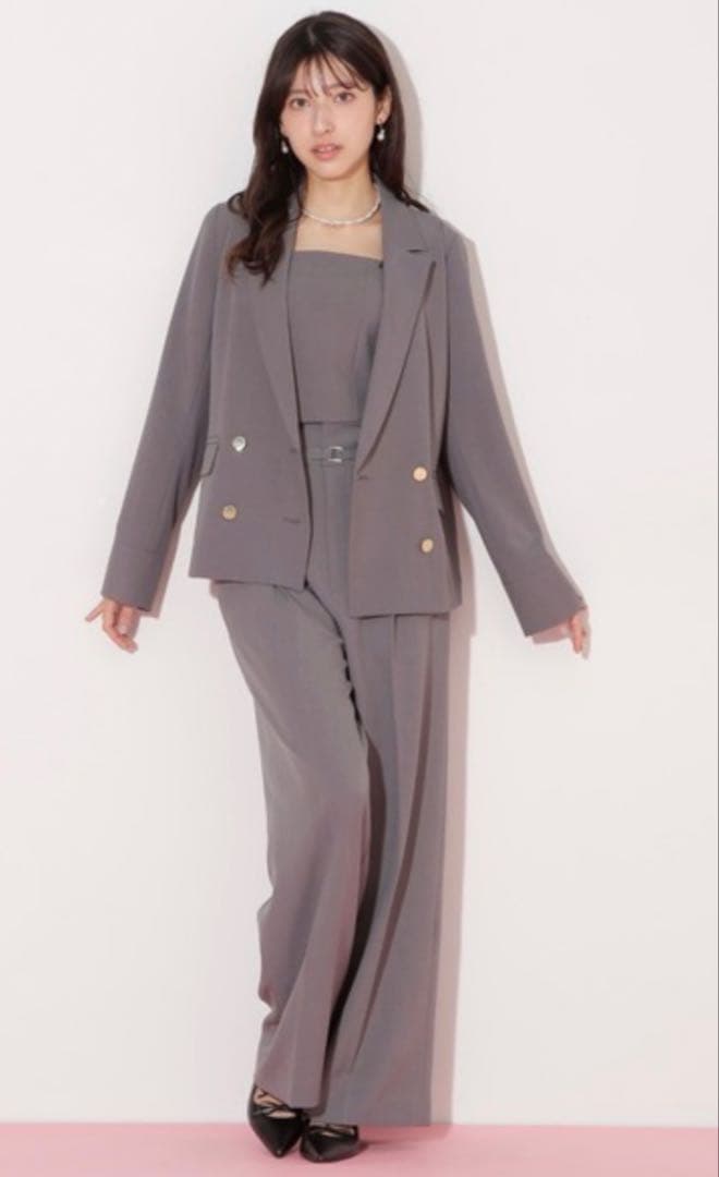 ダブルブレストテーラード　ジャケット