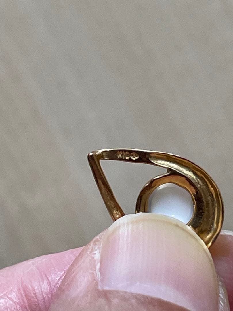 ジュエリーマキ？ペンダントトップ　チャーム　K18 刻印あり