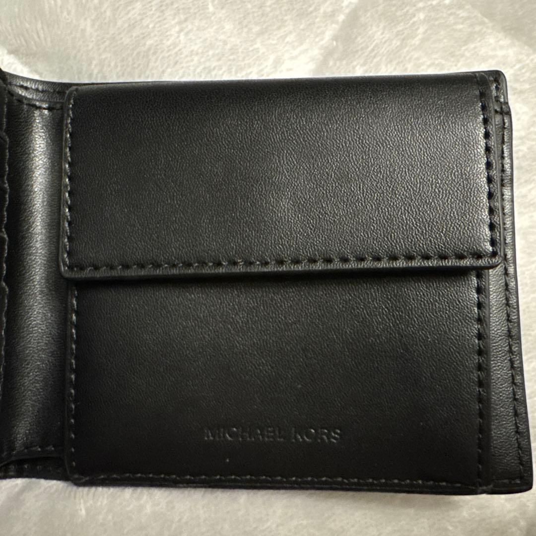 MICHAEL KORS ブラック 二つ折り財布 メンズ 新品