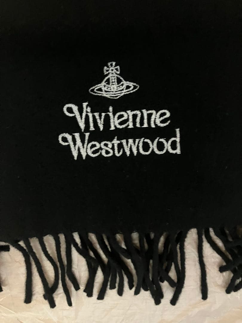 ヴィヴィアンウェストウッド　マフラー　イタリア製　下げ札付き