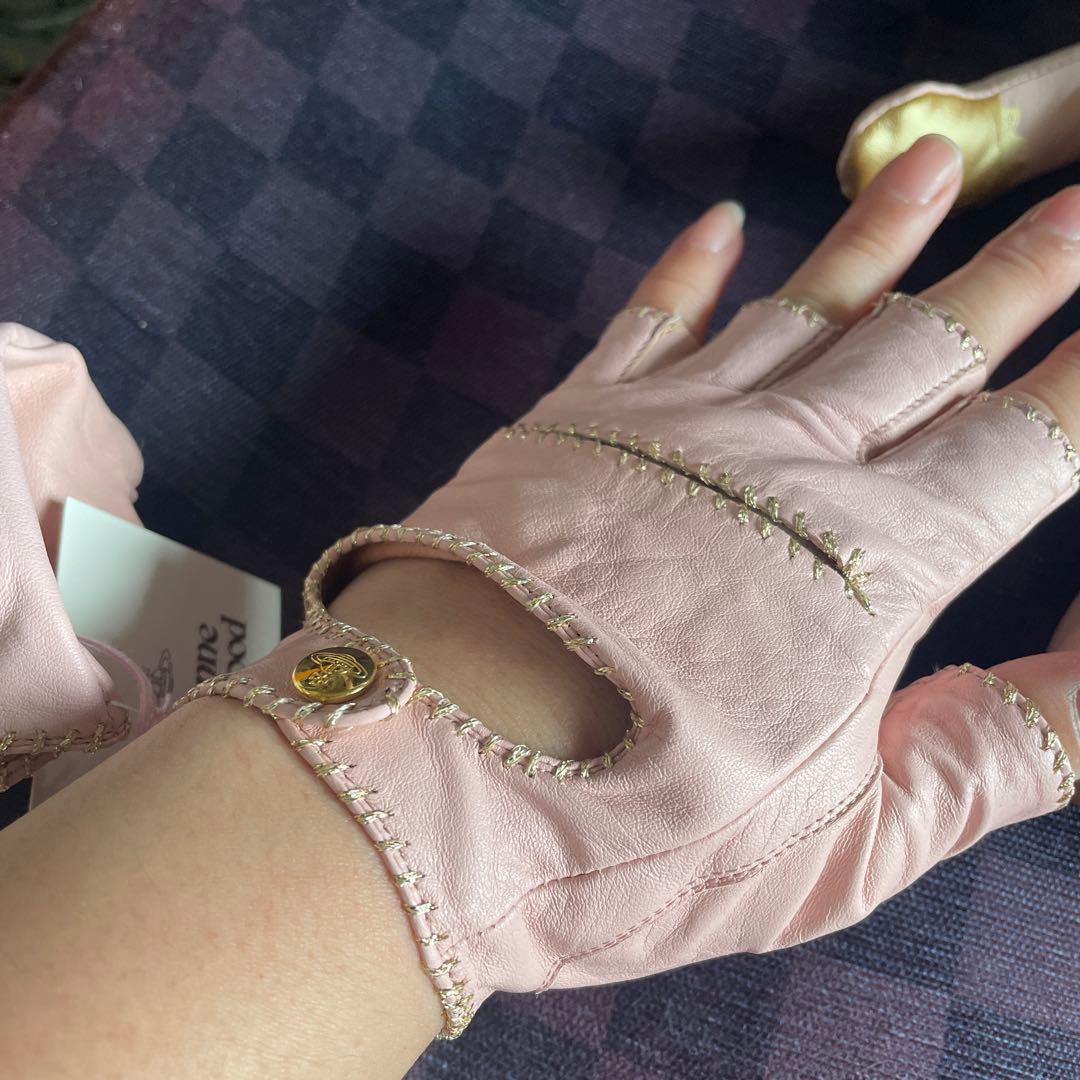 ヴィヴィアンウエストウッド　 ぬいぐるみ 手袋　限定品　羊皮　激レア　ピンクベア