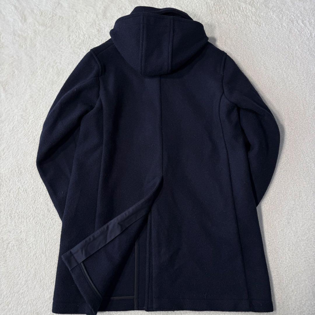 ダントン モッサコート ウールコート メンズXXL相当 ロング丈 くるみボタン