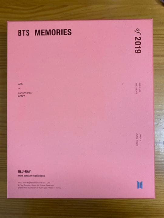 BTS MEMORIES 2019 ジミンのトレカ付