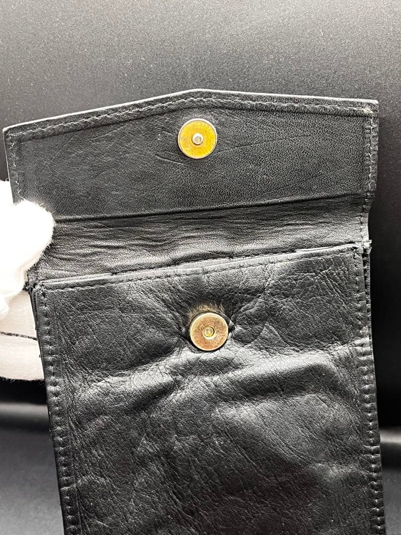 CHANEL ブラック キルティング 二つ折り財布 ミニバッグ