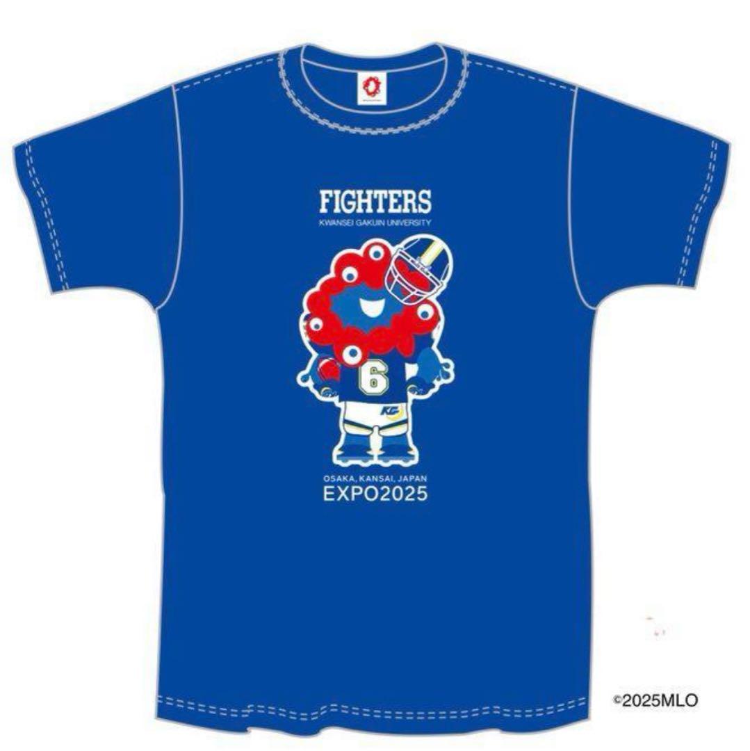 関西学院大学ファイターズ×ミャクミャク 万博コラボTシャツ XXLサイズ 限定品
