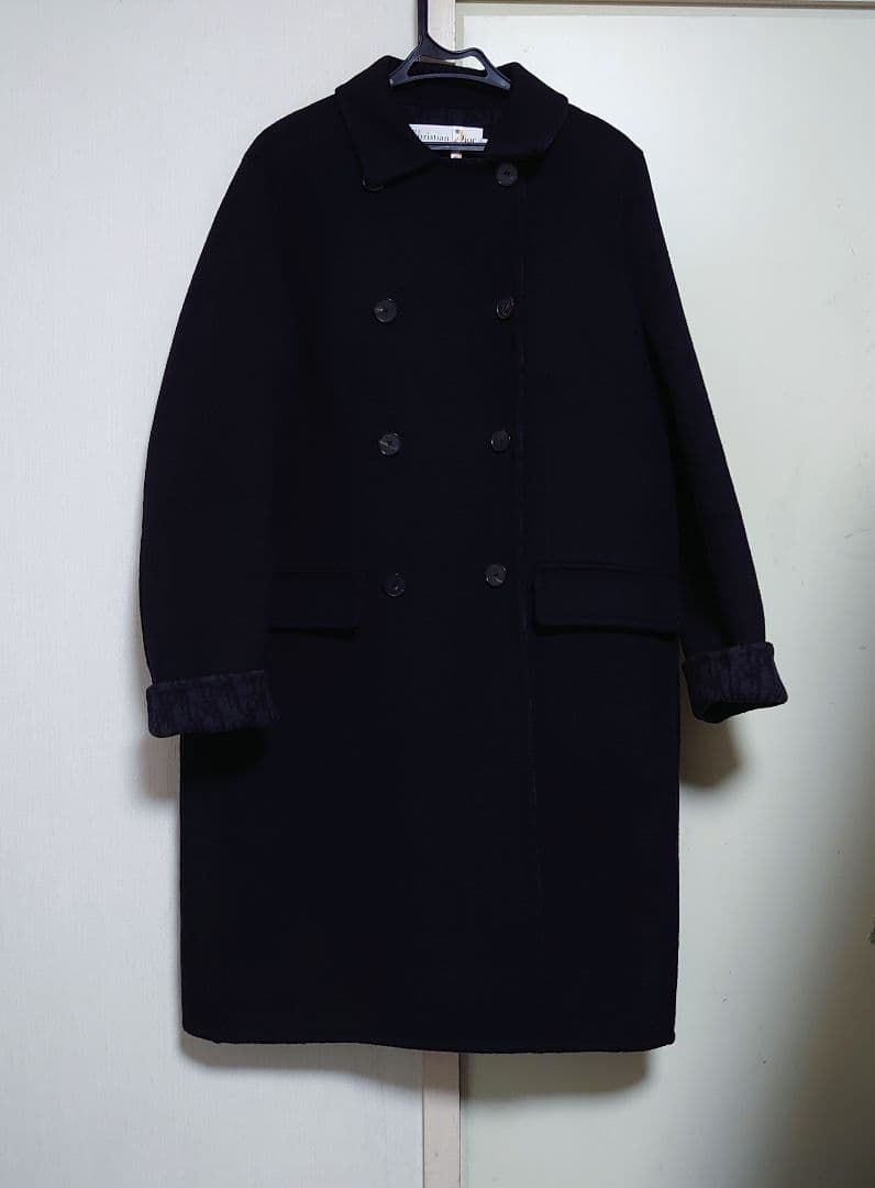 Christian Dior 2021 オブリーク ダブルフェイス コート