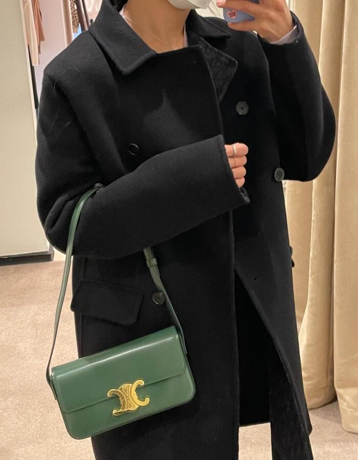 Christian Dior 2021 オブリーク ダブルフェイス コート