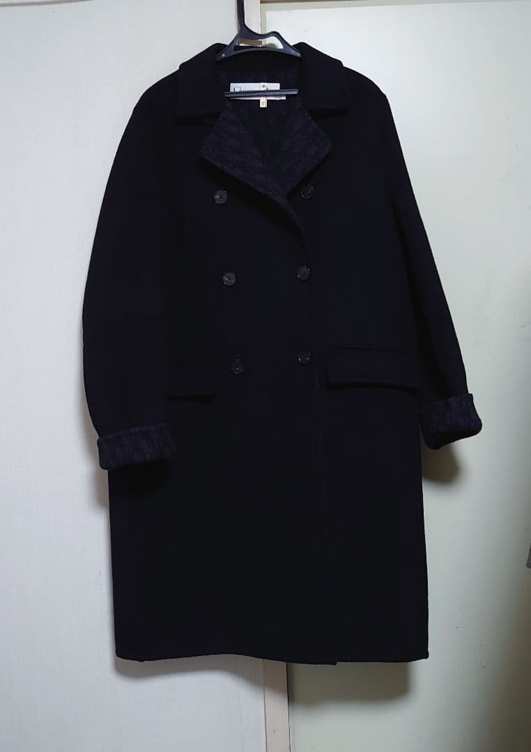 Christian Dior 2021 オブリーク ダブルフェイス コート