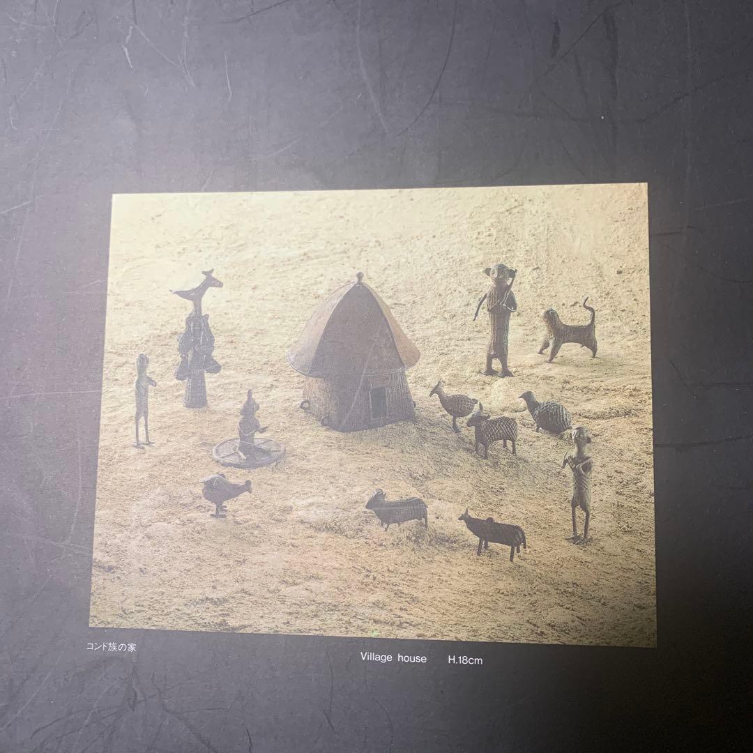 インド　コンド族　真鍮工芸品　馬に乗る騎士