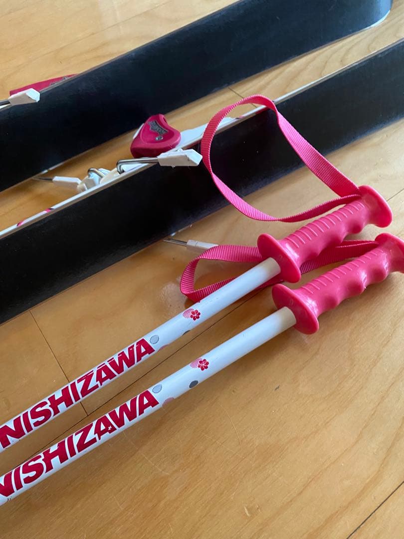 【美品】スキー板　ストック　ブーツ　3点セット