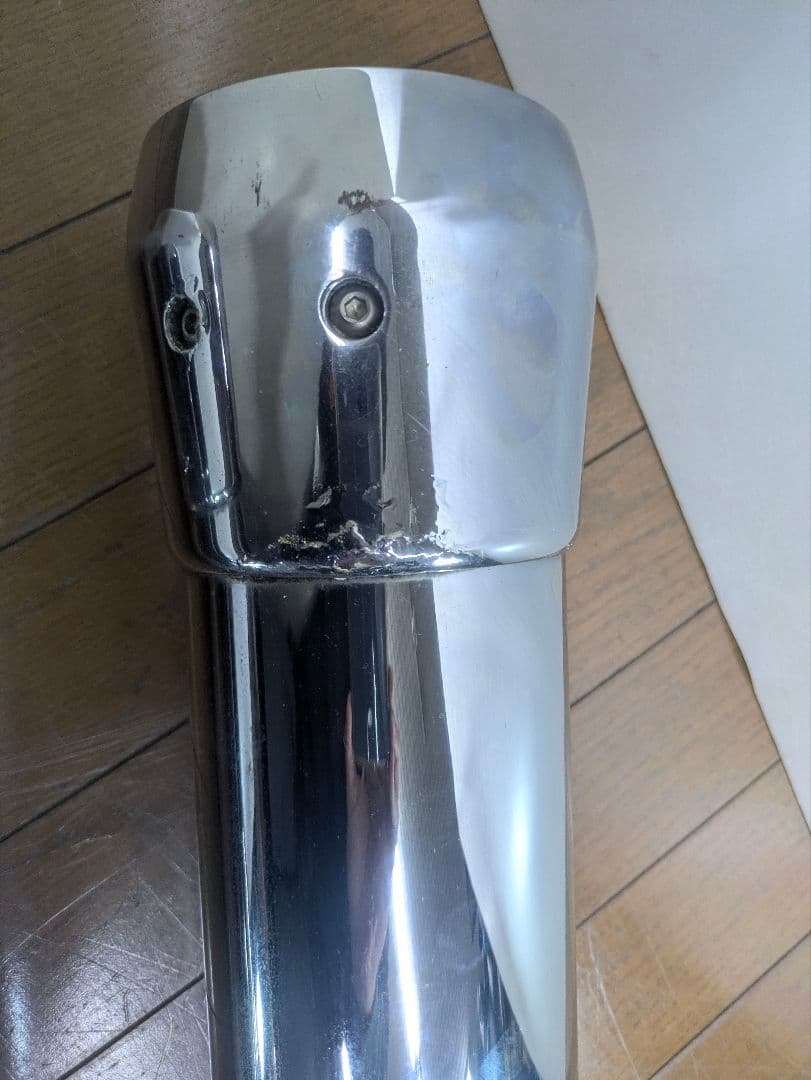 ハーレー用　クリアキン　スリップオンマフラー　クラッシャー　ツーリングモデル用