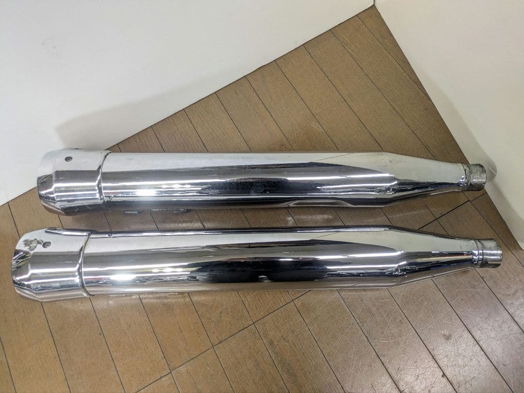 ハーレー用　クリアキン　スリップオンマフラー　クラッシャー　ツーリングモデル用