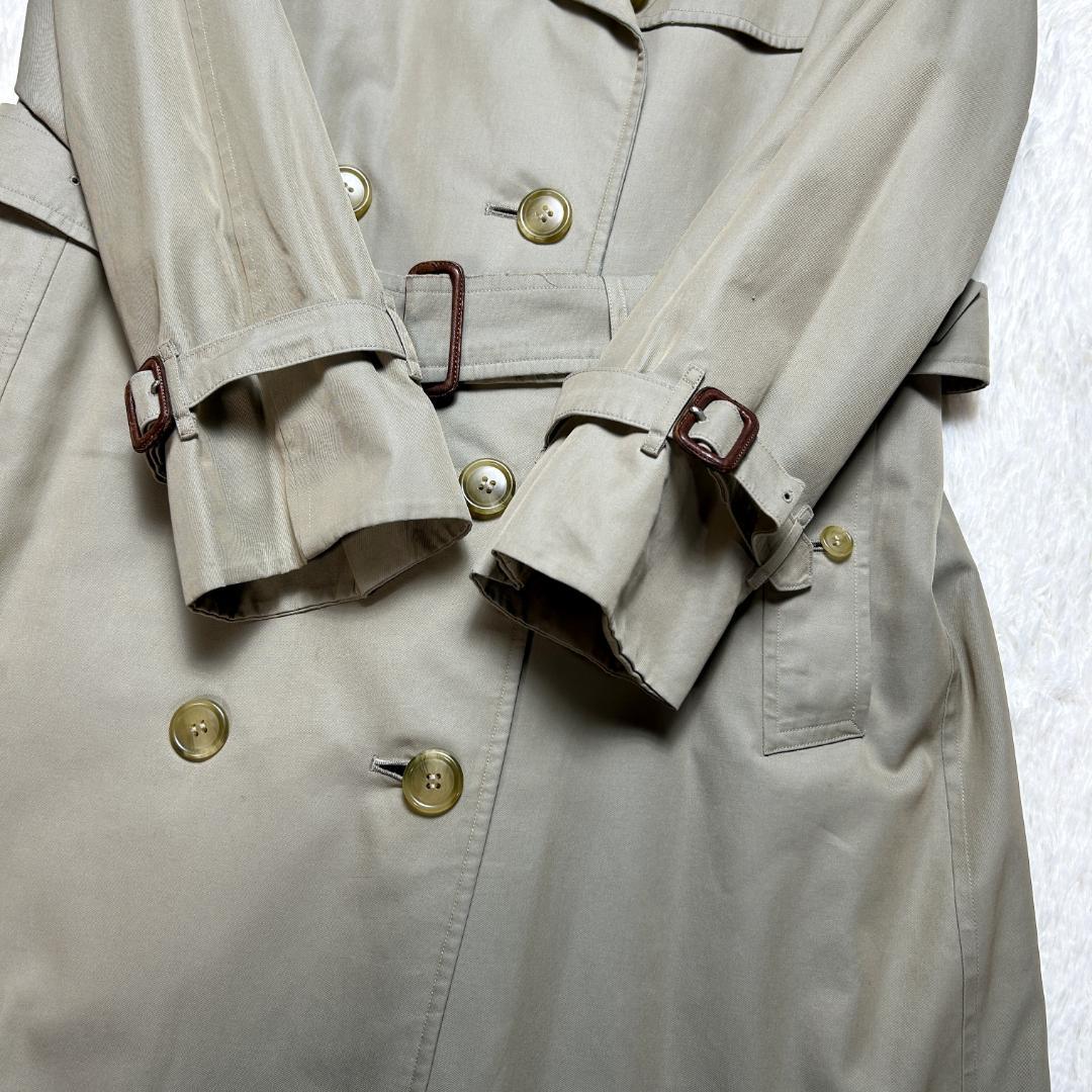 美品✨バーバリー トレンチコート ライナー付 ロング丈 ノバチェック M相当