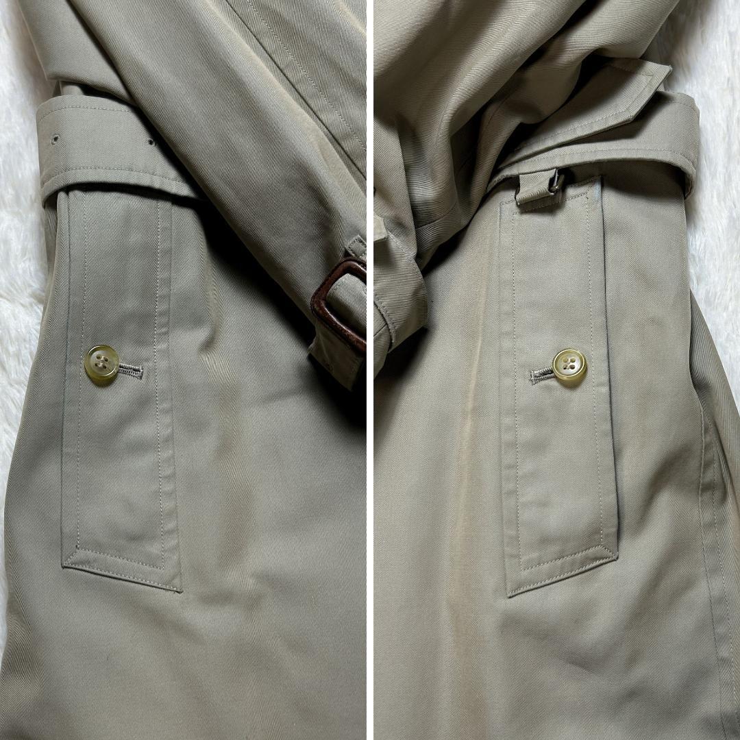 美品✨バーバリー トレンチコート ライナー付 ロング丈 ノバチェック M相当