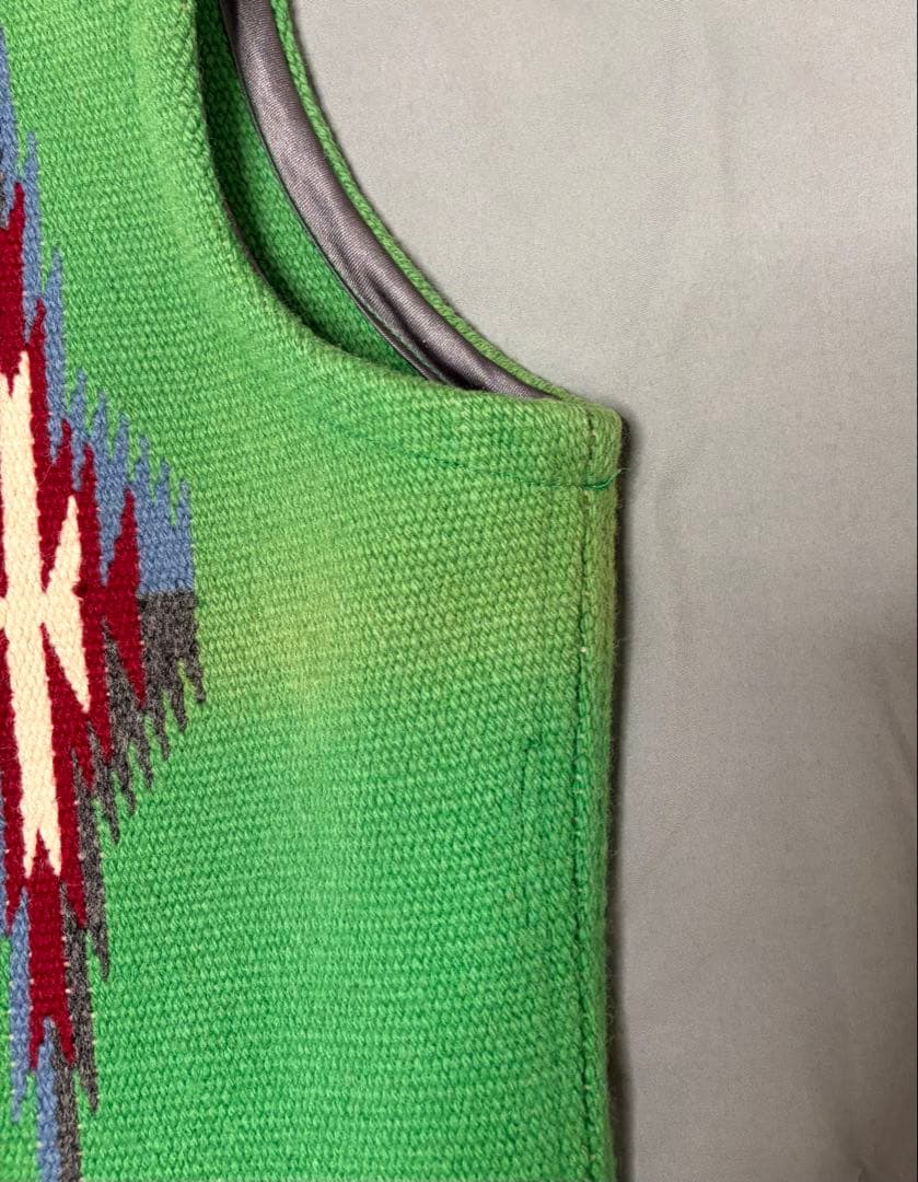 ORTEGA'S チマヨ　ベスト　グリーン