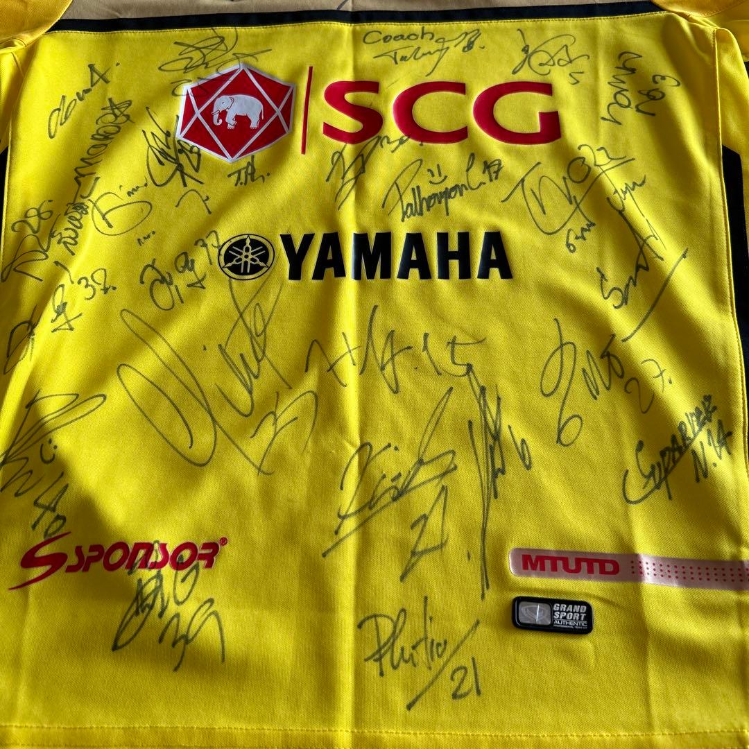 ムアントン　タイリーグ　寄せ書サイン　Sサイズ