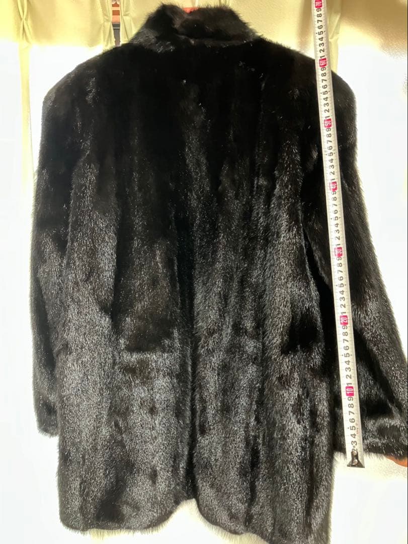 【希少】ヴィンテージ リアルファー ミンクコート ダーク 毛皮 サガミンク相当