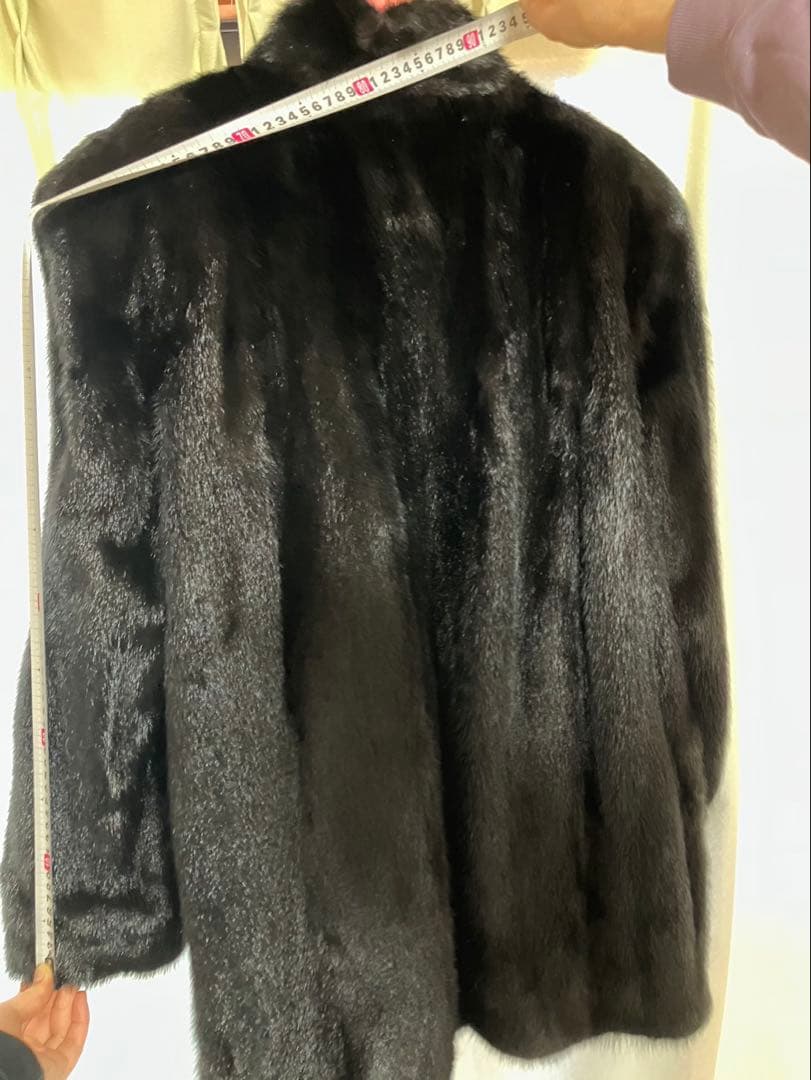 【希少】ヴィンテージ リアルファー ミンクコート ダーク 毛皮 サガミンク相当