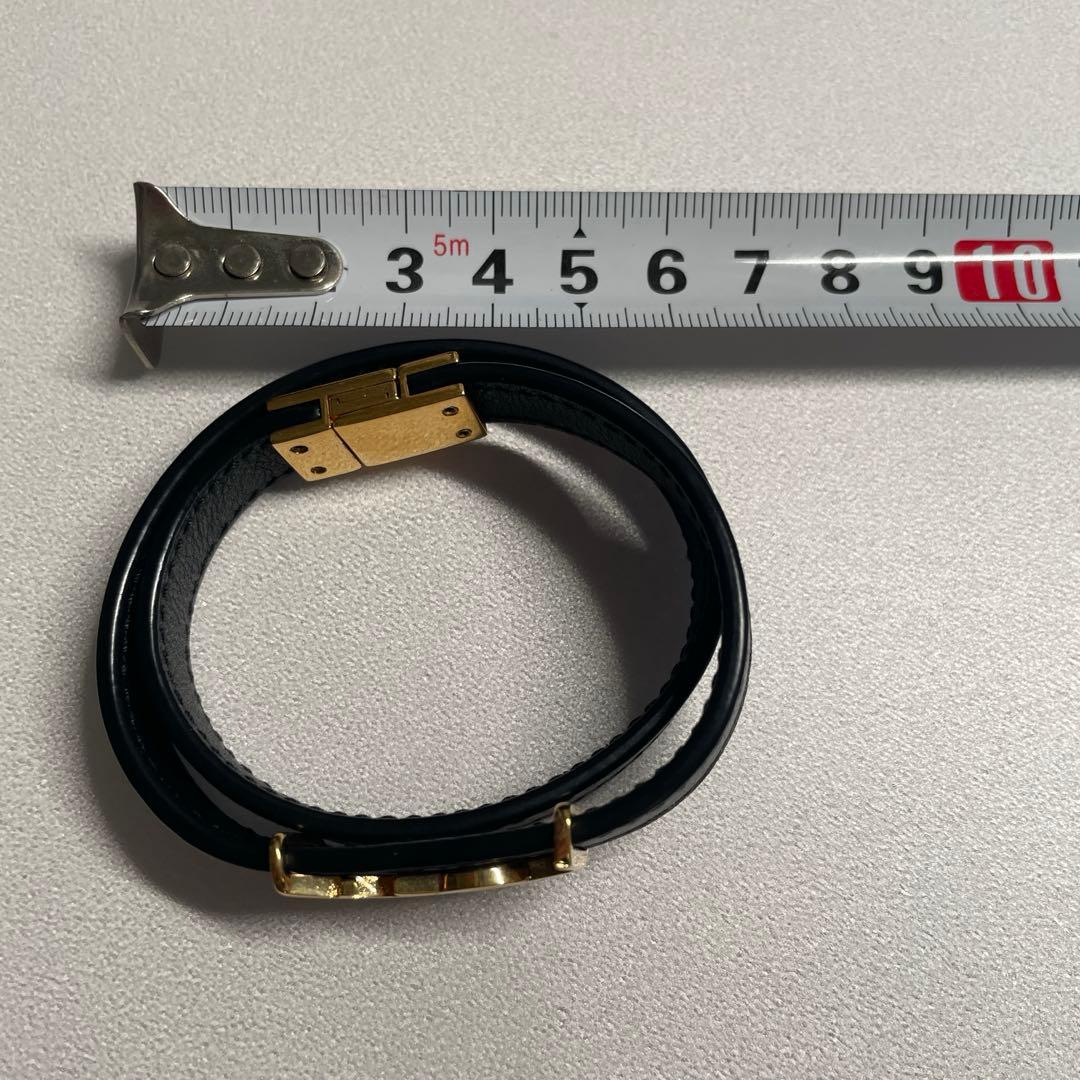 美品 SAINT LAURENT オピウム ダブルラップ ブレスレット