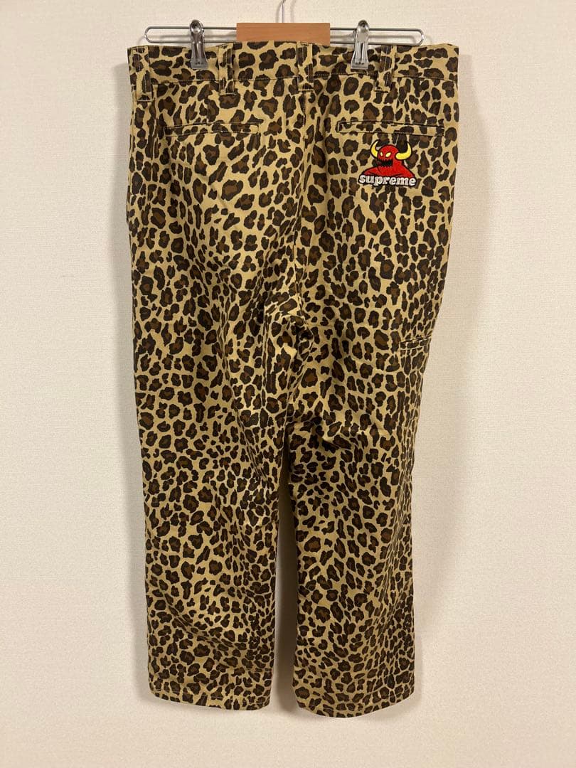 パンツ Supreme Toy Machine Work Pant Leopard 32