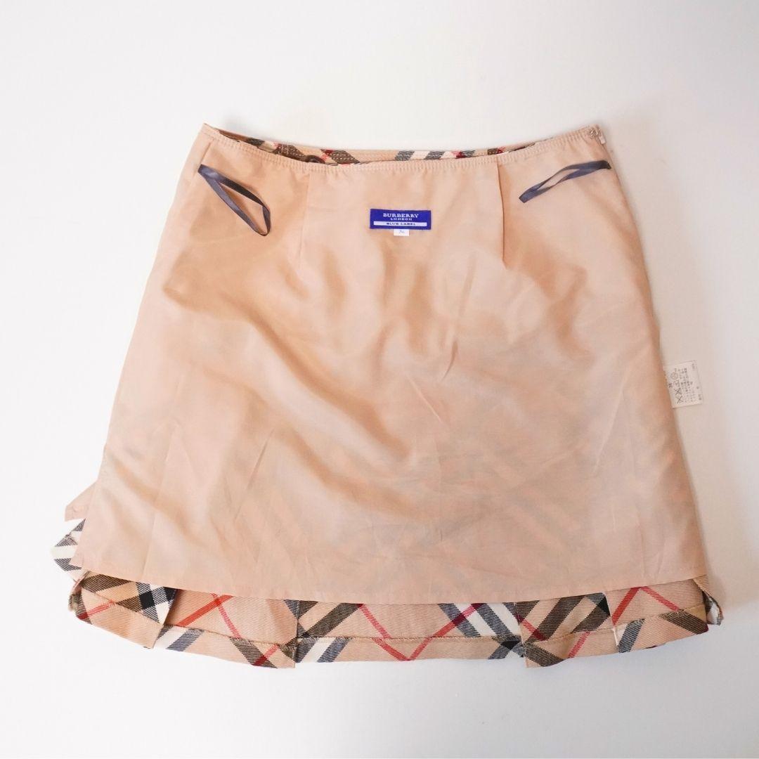専用 バーバリーブルーレーベル ノバチェック プリーツスカート