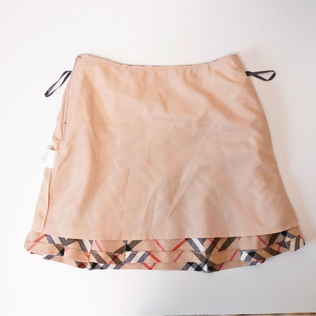 専用 バーバリーブルーレーベル ノバチェック プリーツスカート