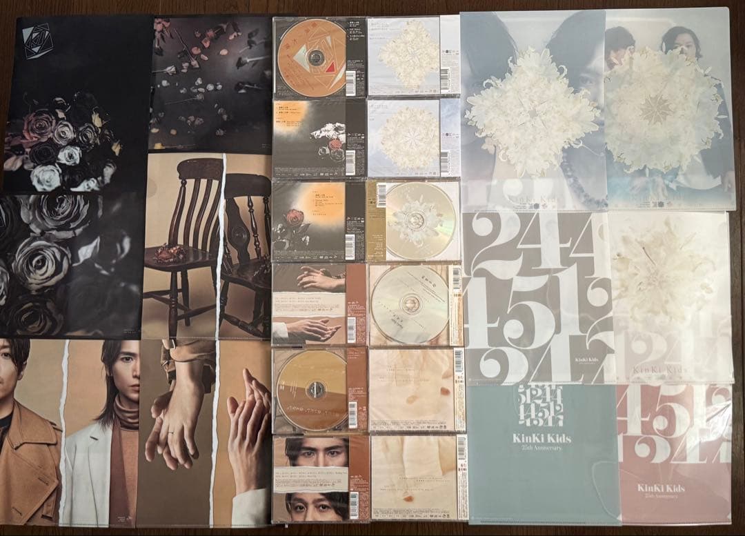 kinki kids シングルCD初回盤etc.3タイプ＋予約特典ファイルセット