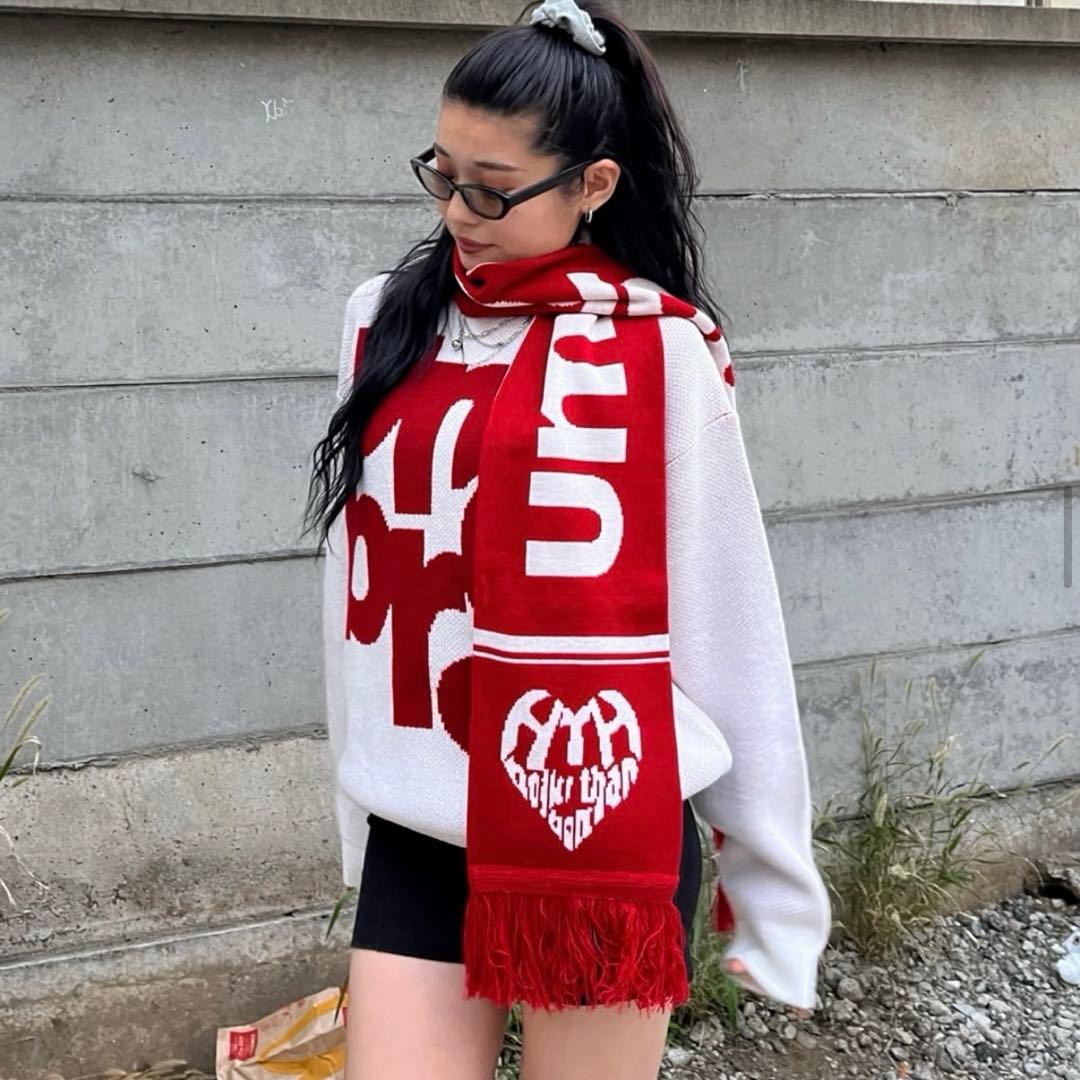 UMBRO×HTH soccer muffler サッカーマフラー レッド