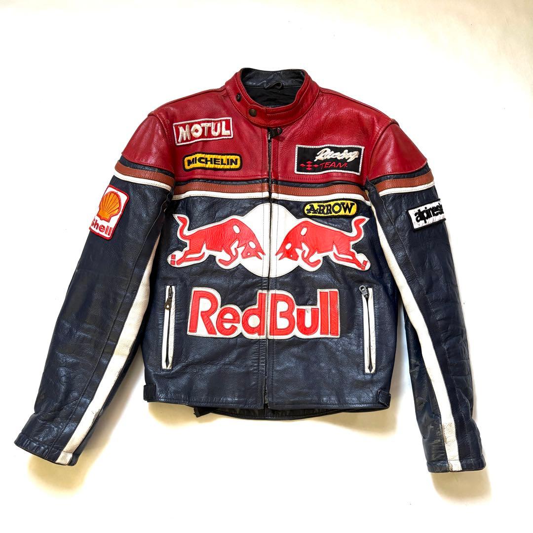 RedBull レッドブル　シングルライダースジャケット　本革