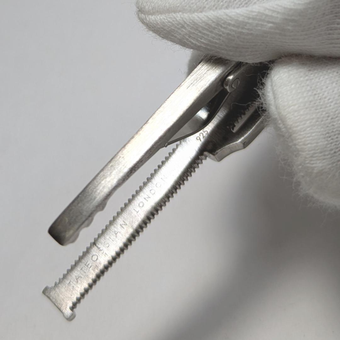 tat98 英国製 タテオシアン ネクタイピン シルバー925 ボルトデザイン